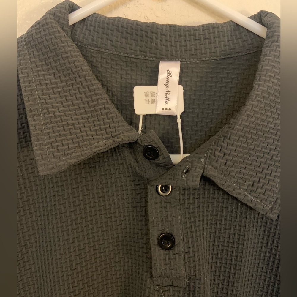 Dark gray polo
